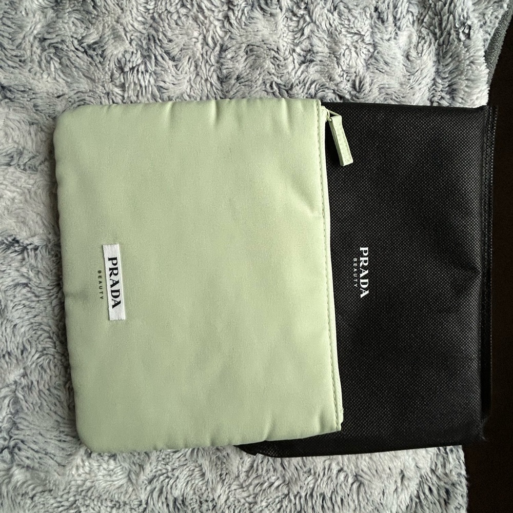 Prada Mint Beauty Pouch